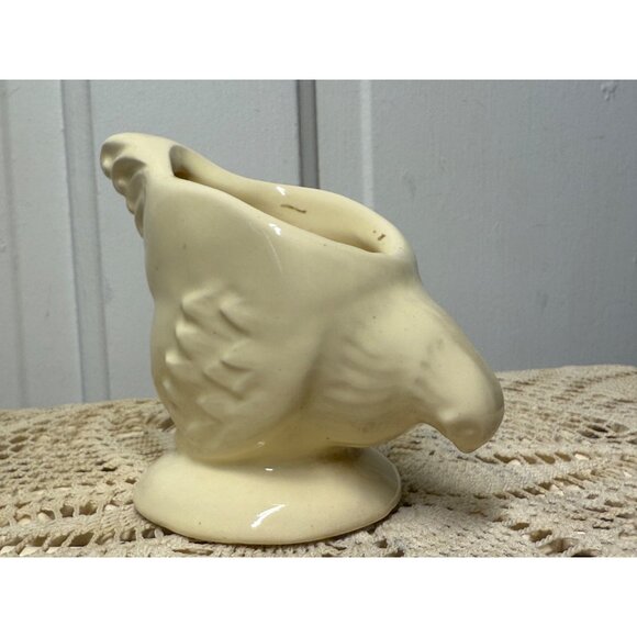 Vintage 50"s Yellow Chicken Small Planter Vase Farmhouse. - Picture 8 of 12